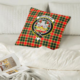 McLachlan Hunting Modern Tartan Crest Pillow Cover